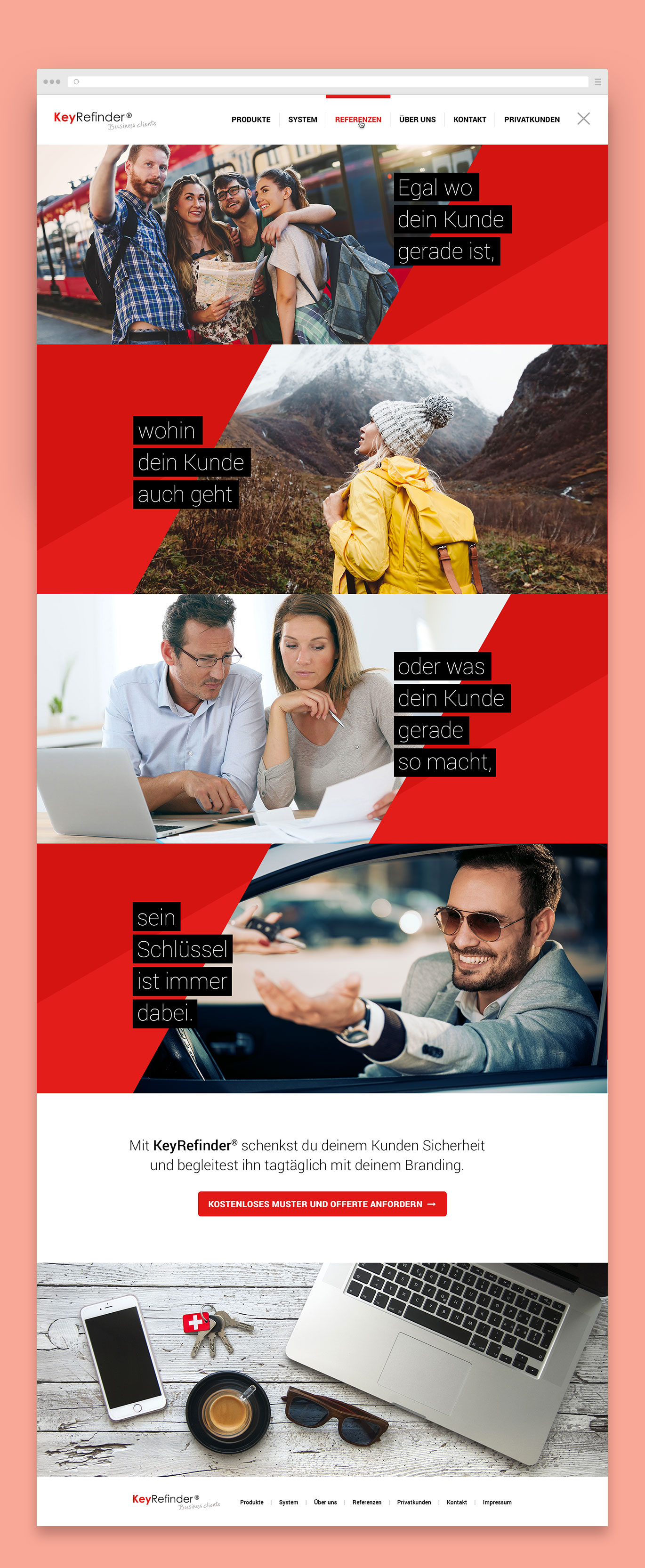 KeyRefinder Webdesign