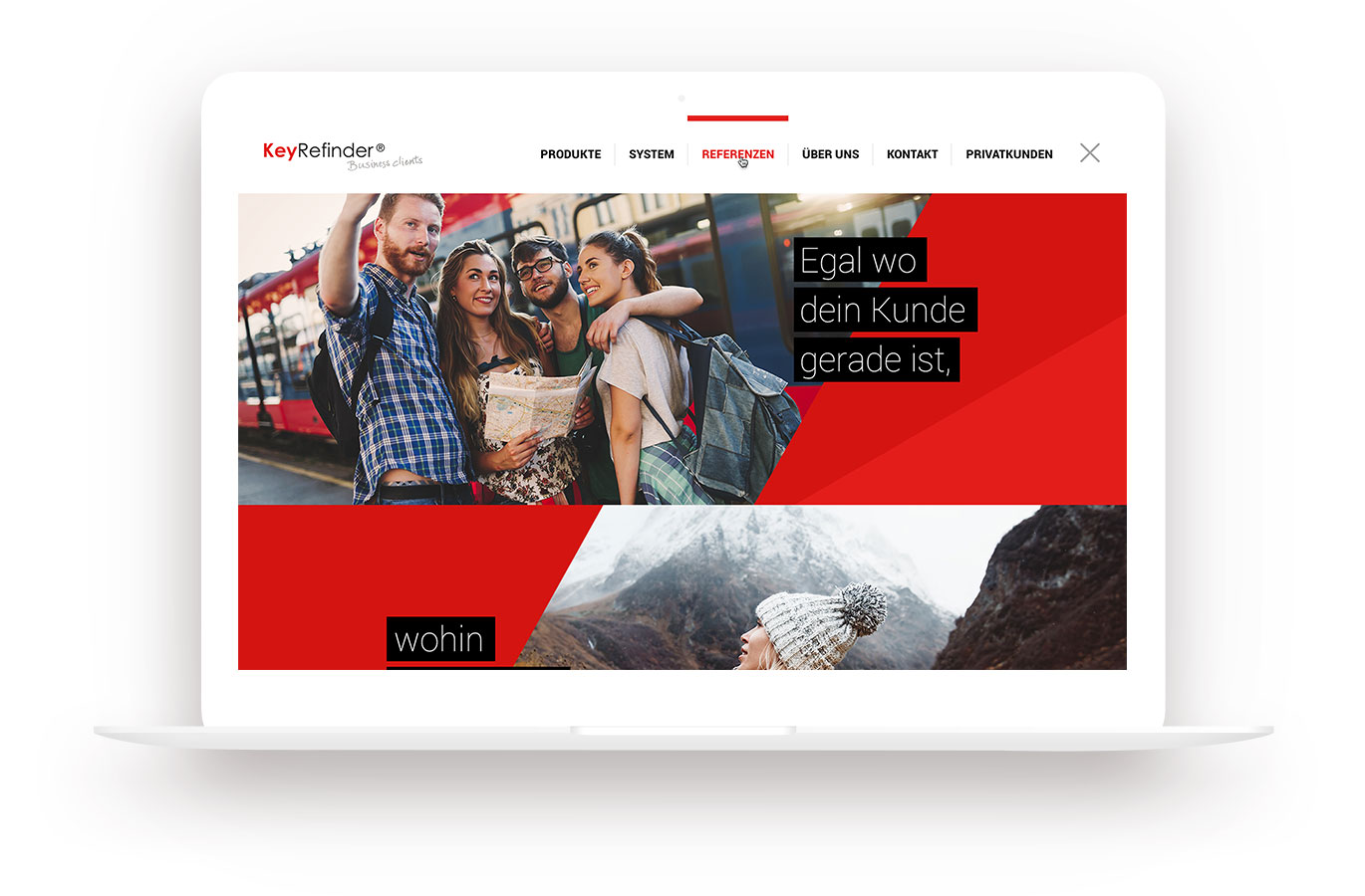 KeyRefinder Webdesign
